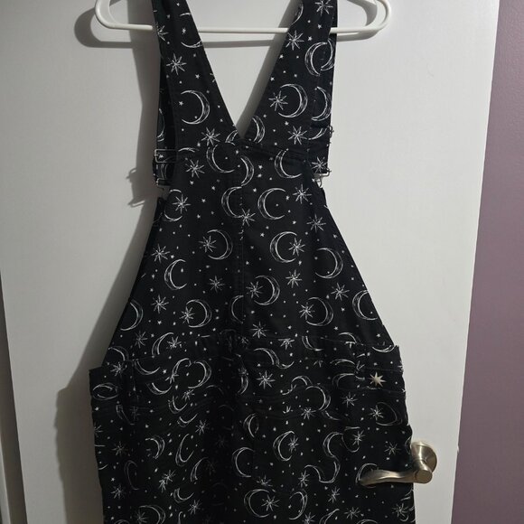 Hot Topic Plus Size Demin Short Overalls - Picture 3 of 3